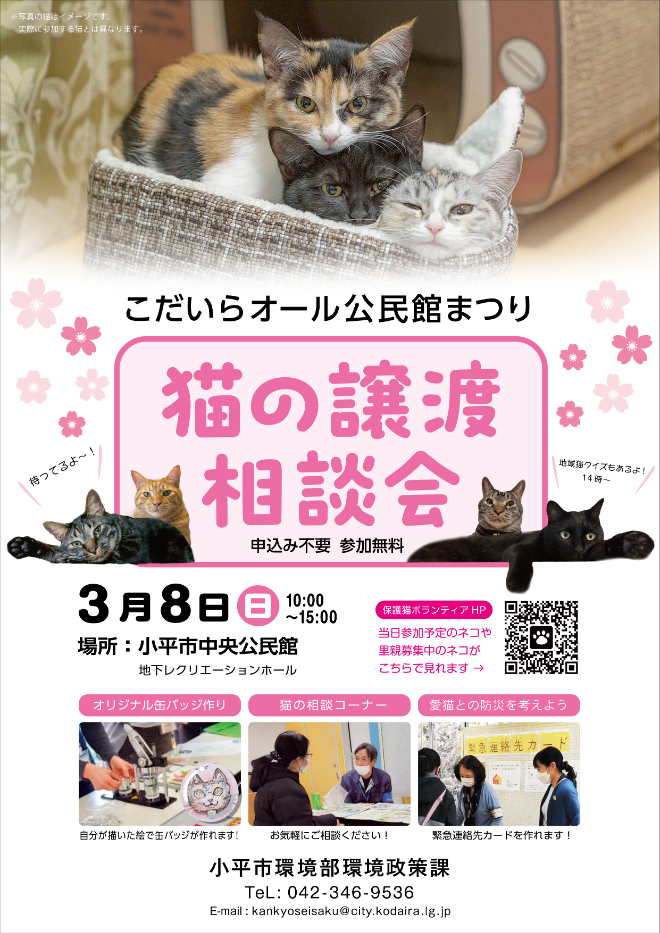 3月譲渡相談会ポスター